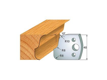 IGM profil 059 - pár nožů 40x4mm SP (Varianta pár nožů 40x4mm SP)
