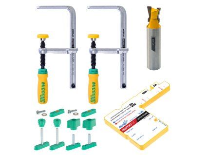 879 sada rybinovych sverek microjig matchfit pro s frezou a prislusenstvim