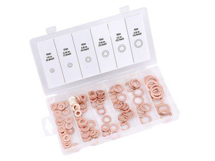 Sada měděných podložek, 110 ks - TC565167