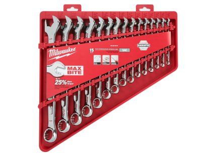 Maxbite Ratcheting Combination Spanner Sets (Ks. v balení 15)