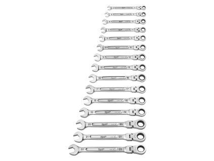 Maxbite Flex Head Ratcheting Spanner Set (Ks. v balení 15)