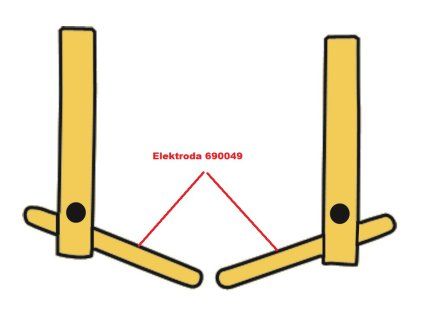 0016151 elektroda pro celisti xa2 telwin 690049