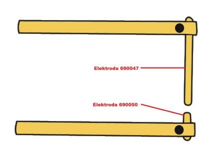 0016159 elektroda pro celisti xa6 telwin 690050