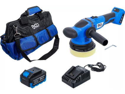 Excentrická AKU leštička, sada, 18 V - BGS 7394