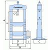 Ruční hydraulický lis WPP 30