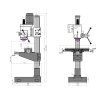 Sloupová převodová vrtačka OPTIdrill DH 40 CT | 3034349