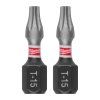 Shockwave bits TX (Celková délka (mm) 25, Ks. v balení 25, Typ TX 15)