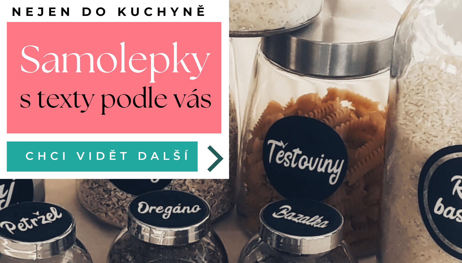 Samolepky s vlastním textem