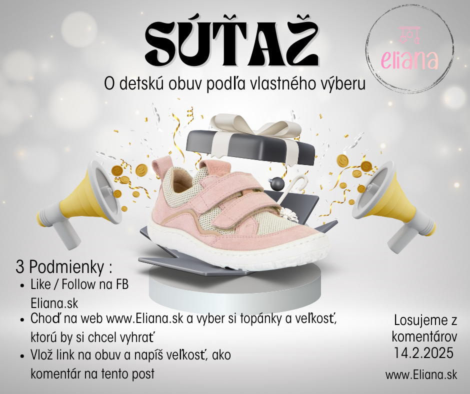Súťaž o detskú obuv podľa vlastného výberu