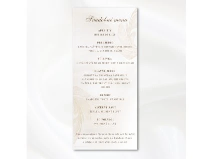 Svadobne menu nude basic