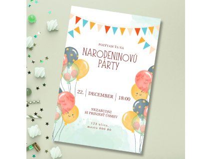 narodeninová pozvánka detska