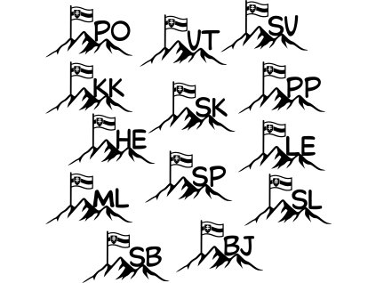 prešovský kraj Sk nálepka tatry