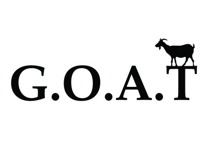 G.O.A.T sticker