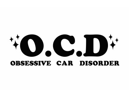 O.C.D sticker
