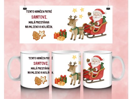 vianočný hrnček pre santu