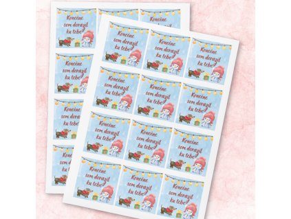 Zimné nálepky – Konečne som dorazil ku tebe