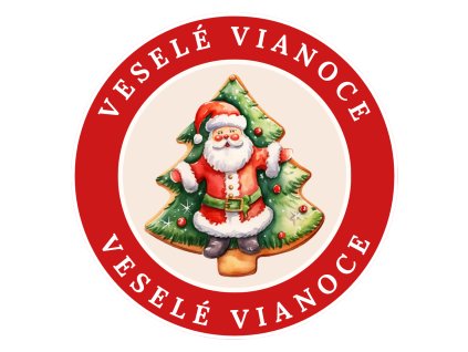 Vianočné nálepky - Veselé Vianoce
