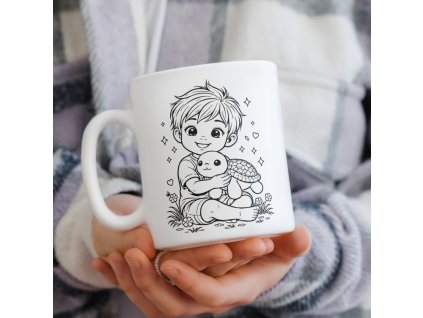 hrnček ako malovánka