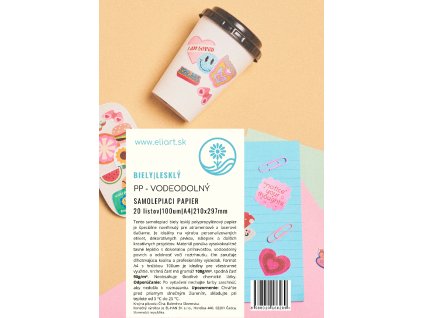 biela leskla pp pet fólia 20