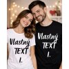 Tričká pre páry - „Vlastný text''