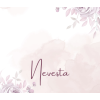 Svadobná menovka na stôl - Velvet - romantický dotyk