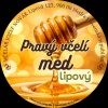 pravý med etiketa na výčko