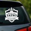 NIE GPS ALE TATKO nalepka na auto