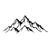 mountain sticker
