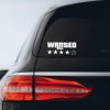 wanted samolepka na auto