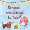 Zimné nálepky – Konečne som dorazil ku tebe