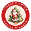Vánoční nálepky - Veselé Vánoce