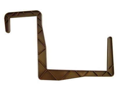 Držák truhlíku hranatý 12cm hnědý
