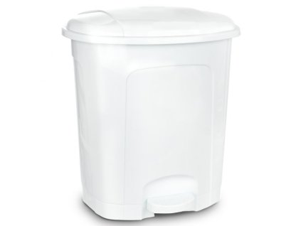 Koš odp. UH s pedálem 50 l bílá