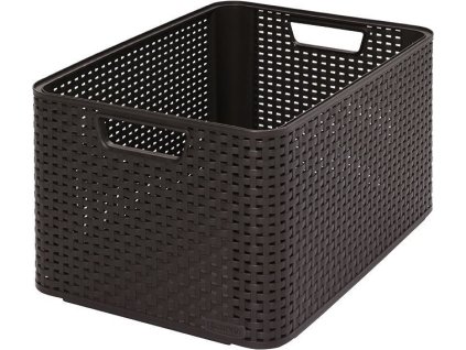 Úložný box RATTAN Style2 L - hnědý