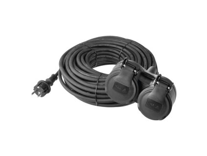 Prodlužka 2-zás. 20m 3x1,5 GUMA IP44