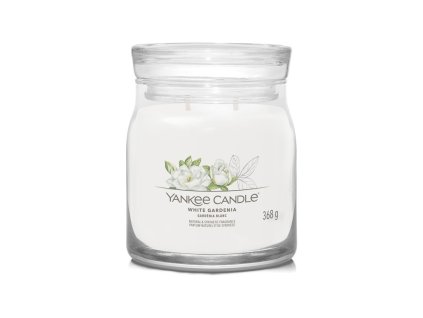 Svíčka YC CANDLE WHITE GARDENIA SIGNATURE STŘEDNÍ