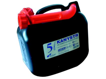 Kanystr 5 l PVC na PHM - ČERNÝ
