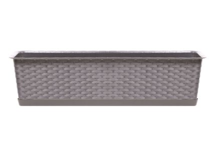 Truhlík s miskou Ratolla mocca 58,7cm