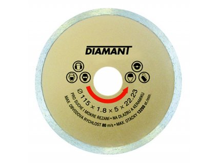 Kotouč diamantový 44-125 plný DIAMANT