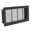 Větrací mřížka mřížka černá 220x90 mm č. 1