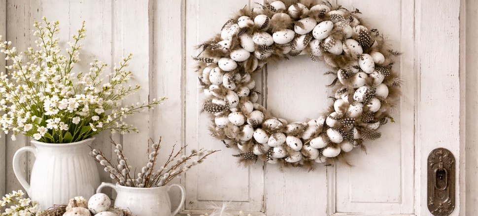 Veľkonočné venčeky na dvere