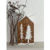 Dekoračný domček „Les pod snehom“