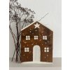 Domčeková dekorácia „Zimný domov“