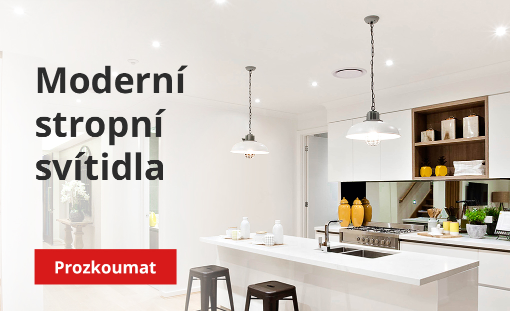 moderní stropní svítidla