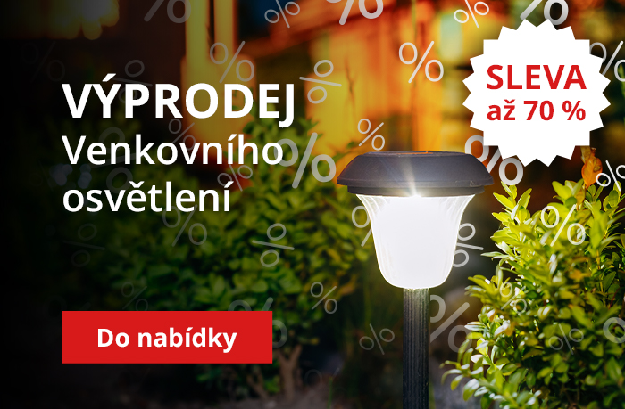 Výprodej venkovního osvětlení - mobil