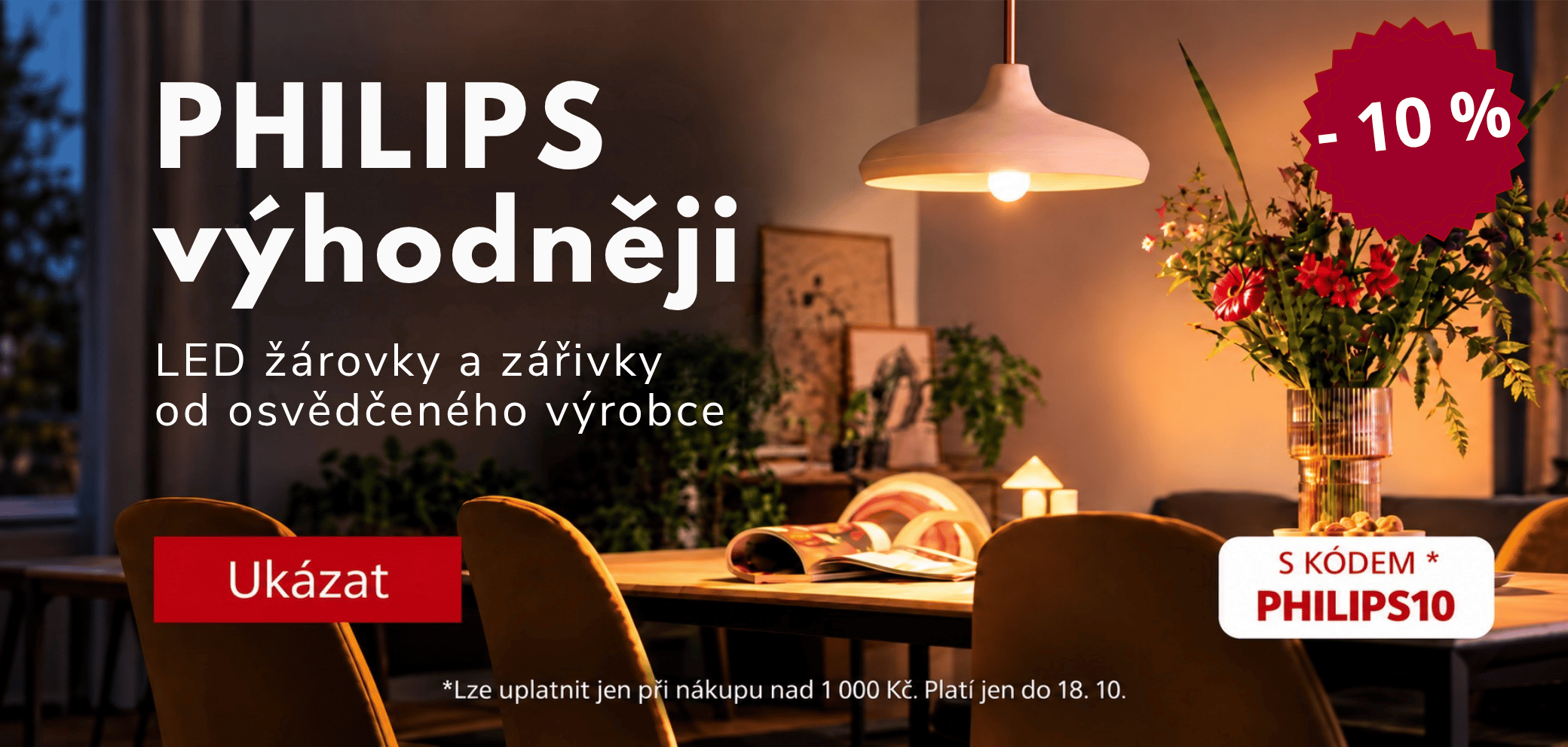 Philips zdroje: 10 % sleva