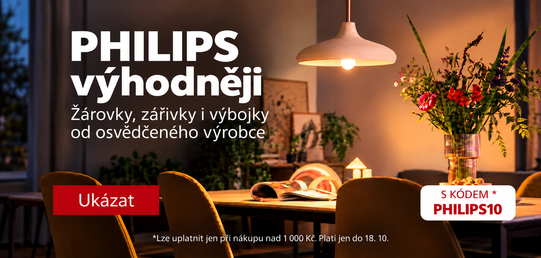 Philips zdroje: 10 % sleva