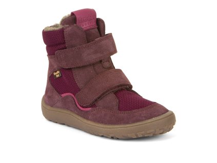 Froddo Barefoot zimné topánky TEX Winter bordeaux