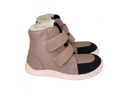 Baby Bare Shoes Febo Winter Rosa brown