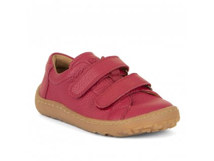 Froddo Barefoot celoročné nízke topánky Red suchý zips